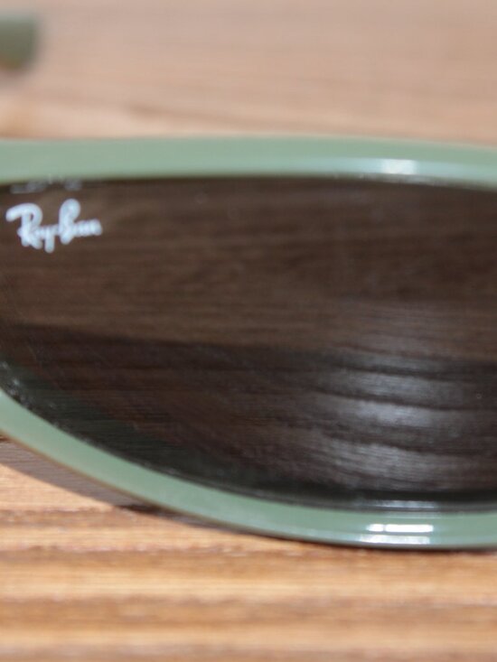 Ray-Ban RB4335 Matte Olive Green Rectangular Unisex Sunglasses w/ Case main image 4